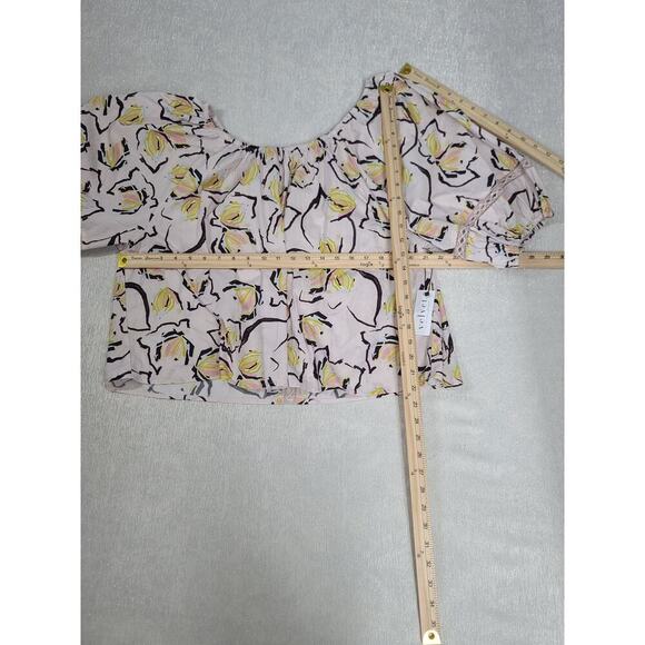 Velvet by Graham & Spencer Zoey in Lilypad print lace NWT Size Large Boho Garden - Picture 4 of 9